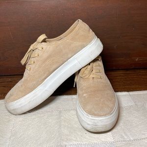 VINCE suede platforms